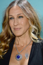 Sarah-Jessica-Parker-In-Vintage-Vicky-Tiel-Tiffany-Co-Blue-Book-Ball